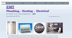 Desktop Screenshot of emt-electrical.co.uk